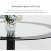 Round Dining Table for 2-4 Seat Kitchen Home Coffee Table Lounge Restaurant New
