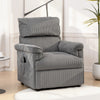 Power Recliner Armchair with Quiet Motor, Massage Reclining Chair, Grey