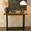 Industrial Wooden Retro Console Table Hallway Side Table Farmhouse Accent Table