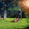 LawnMaster 48V 46cm Cordless Lawnmower with Spare Set of MX 24V 4.0Ah Batteries
