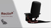 Ergonomic Recliner Sofa Chair PU Leather Armchair Lounger with Footrest, Black