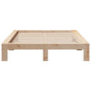 Bed Frame without 150x200 King Size Solid Wood Pine K9U6