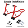 Portable Steel Motorcycle Stand Heavy-Duty Sport Bike Rear Wheel Lift Stand