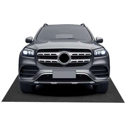 253 x 221cm Garage Floor Mat Absorbent Oil Spill Parking Mat w/Double Sided Tape