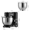 Electric 1500W 8L Stand Mixer 6 Speeds Food Dough Maker Egg Beater Steel Bowl