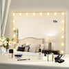 18 LED Lights Hollywood Makeup Mirror 3 Color Modes 80x62 with 10x Magnification