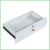 Vanity Dressing Table with Dimmable LED Light Sliding Mirror Shelves Makeup Desk