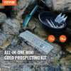 Gold Panning Kit With Sluice Box 12" Aluminum Gold Mining Equipment 16 PCS