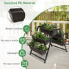 3-Tier Vertical Raised Garden Bed Freestanding Garden Planter 5 Container Boxes