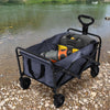 Heavy Duty Foldable Camping Outdoor Garden Trolley Cart Wagon Truck Wheelbarrow