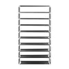 10 TIER SHOES CABINET STORAGE ORGANISER DUSTPROOF 45 PAIRS SHOE RACK STAND HOLDS