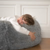 Kids Faux Fur Bean Bag Luxury Furry Beanbag Soft Chair Fluffy Seat Filled
