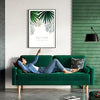 Modern Vesgantti 2 3 Seater Sofa 176cm with 2 Bolster Pillows & Wooden Legs New