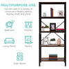 Rustic Wood Large Bookshelf Etagere Bookcase Industrial Storage Display Shelves