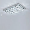 20-100cm Flush Mount Modern Square Ceiling Chandelier Crystal Light Lamp Pendant