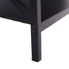Rectangle Wooden Metal Frame Coffee Table with Storage Shelf Sofa Tea End Tables