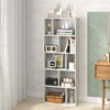 5-tier Bookshelf Bookcase Home Organizer Display Shelf w/ 10 Compartments