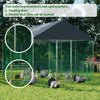 Large Tall Metal Chicken Coop Run Walk in Playpen Lockable Door Dog Kennel Cage