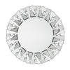 LUVODI Wall Mirror for Living Room Large Elegant Silver Glass Mirror Home Decor