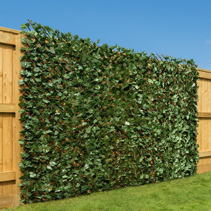 3M Artificial Ivy Leaf Screening Trellis Hedge Garden Fence Wall Balcony Privacy