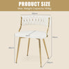 Velvet Dining Chair Set of 2 Upholstered Dining Chairs Modern Dining Chairs
