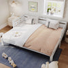 Single/Super King Daybed Guest Bed Pull Out Trundle Bed Bedroom Furniture White
