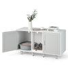 Cat Litter Box Enclosure TV Stand Hidden Cat Washroom Side End Table Cat House