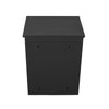 Medium Parcel Delivery Drop Box Lockable Home Storage Letter Post Box Black