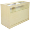 Retail Counter Maple Display Shop Storage Glass Jewellery Showcase Cabinet Desk