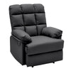 Recliner Chair Faux Leather Armchair Lounge Adjustable Reclining Lazyboy Sofa UK