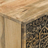 Gecheer Side Cabinet 80x33x75 Solid Wood W9H8