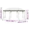 Gazebo Cream White 530x350x265 cm vidaXL