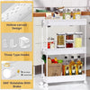 Slide Out Slim Organizer Trolley Shelf Bathroom Kitchen Storage Rack 3/4/5 Tier