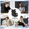 Executive Racing Gaming Chair Faux Leather Computer Desk Chair Swivel Adjustable
