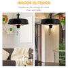 Garden Electric Heater Patio Ceiling Hanging Halogen Infrared Light 1KW / 2.5KW