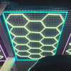 14Hex Hexagon RGB LED Lighting Car Detail Van Gym Home Garage Workshop Wall Lamp