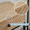 Console Table 2 Drawer Wooden Shelf Hallway Storage Side Desk Furniture Bedroom