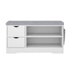 Shoe Storage Bench Cabinets Shoes Rack with Drawer,Cushion,Shelf Hallway Organis