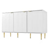 Sideboard Buffet Storage Cabinet with 6 Compartments for Living Room Dining Room