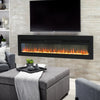 3 in 1 Electric Fireplace Electric Fire Freestanding, Wall Mounted, Recessed