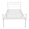 Simple Budget metal bed Single bed Frame w/Mattresses Option Bedroom Furniture