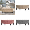 Shoe Stool Living Room Velvet Upholstered Storage Pouffe Bench Ottoman Footstool