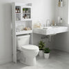 Slim Over The Toilet Storage Cabinet Wooden Bathroom Toilet Organizer Shelf Unit