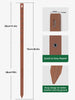 Timber Fence Post Repair Stakes Kit Heavy Duty Fence Post Stakes Ground