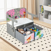 3-in-1 Kids Convertible Activity Bench Kids Table Chair Set Toddlers Toy Storage