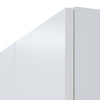 Wardrobe 3 Door Storage Shelves Hanging rail Bedroom Modern Furniture