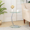 Tempered Glass Side End Table Coffee Tea Desk Small Sofa Couch Lamp Stand Modern