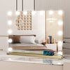 LED Hollywood Makeup Mirror 58*45cm Large Dimmable Mirror with USB Charging Gold
