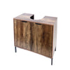 Bathroom Cabinet Under Sink Basin White Storage Cupboard Vanity Unit