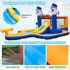 7-in-1 Water Slide Park Inflatable Bounce House Bouncy Castle with Splash Pool